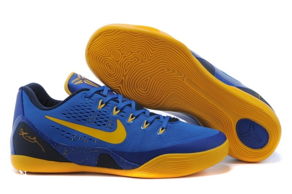 Nike Zoom Kobe 9 Elite Jaune Bleu