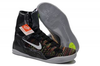 Nike Zoom Kobe 9 Elite Noir Blanc Gris