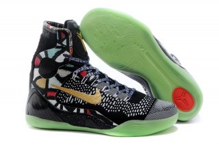 Nike Zoom Kobe 9 Elite Or Vert Noir