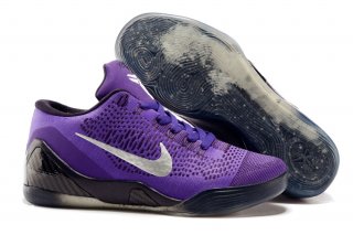 Nike Zoom Kobe 9 Elite Pourpre Argent Noir