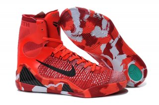 Nike Zoom Kobe 9 Elite Rouge Blanc Noir