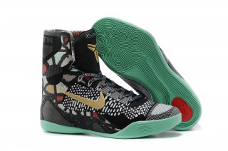 Nike Zoom Kobe 9 Elite Vert Noir Or