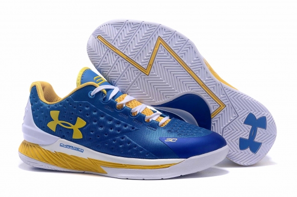 Under Armour Curry 1 Bleu Jaune