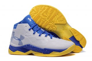 Under Armour Curry 2.5 Blanc Bleu Jaune