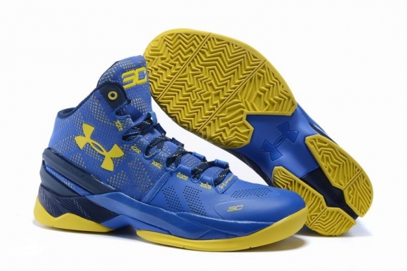 Under Armour Curry 2 Bleu Jaune