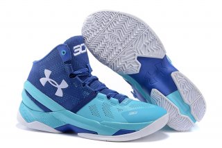 Under Armour Curry 2 Bleu Vert