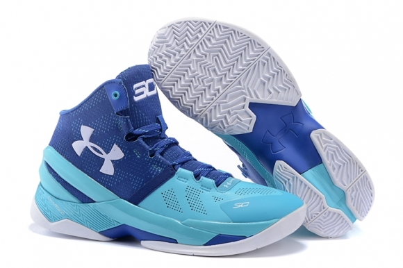 Under Armour Curry 2 Bleu Vert