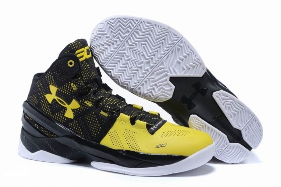 Under Armour Curry 2 Jaune Noir Blanc