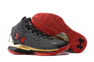 Under Armour Curry 2 Noir Rouge Or