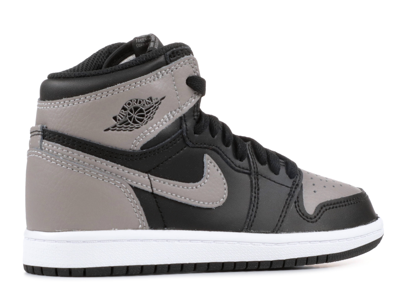 Achat / Vente Air Jordan 1 Retro 1 High Og Bp Shadow Noir Gris Blanc ...