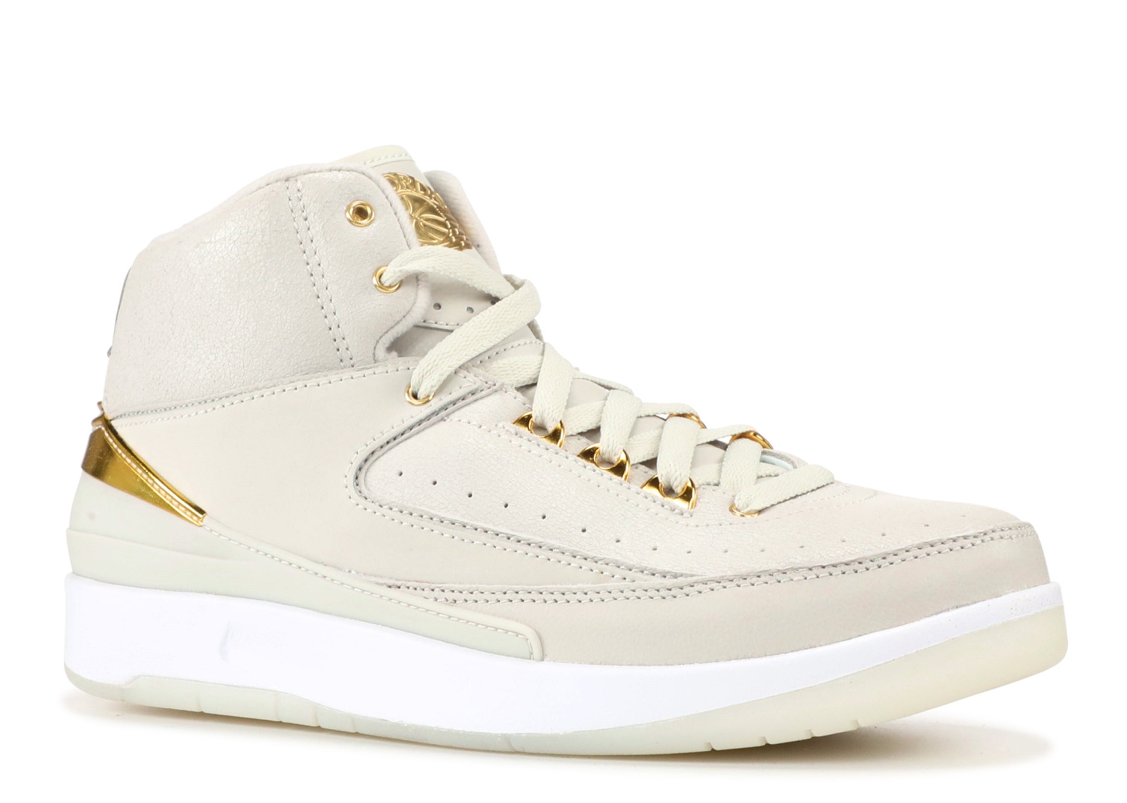 Achat / Vente Air Jordan 2 Retro Q54 (Gs) Quai 54 Blanc Or (866034-001 ...