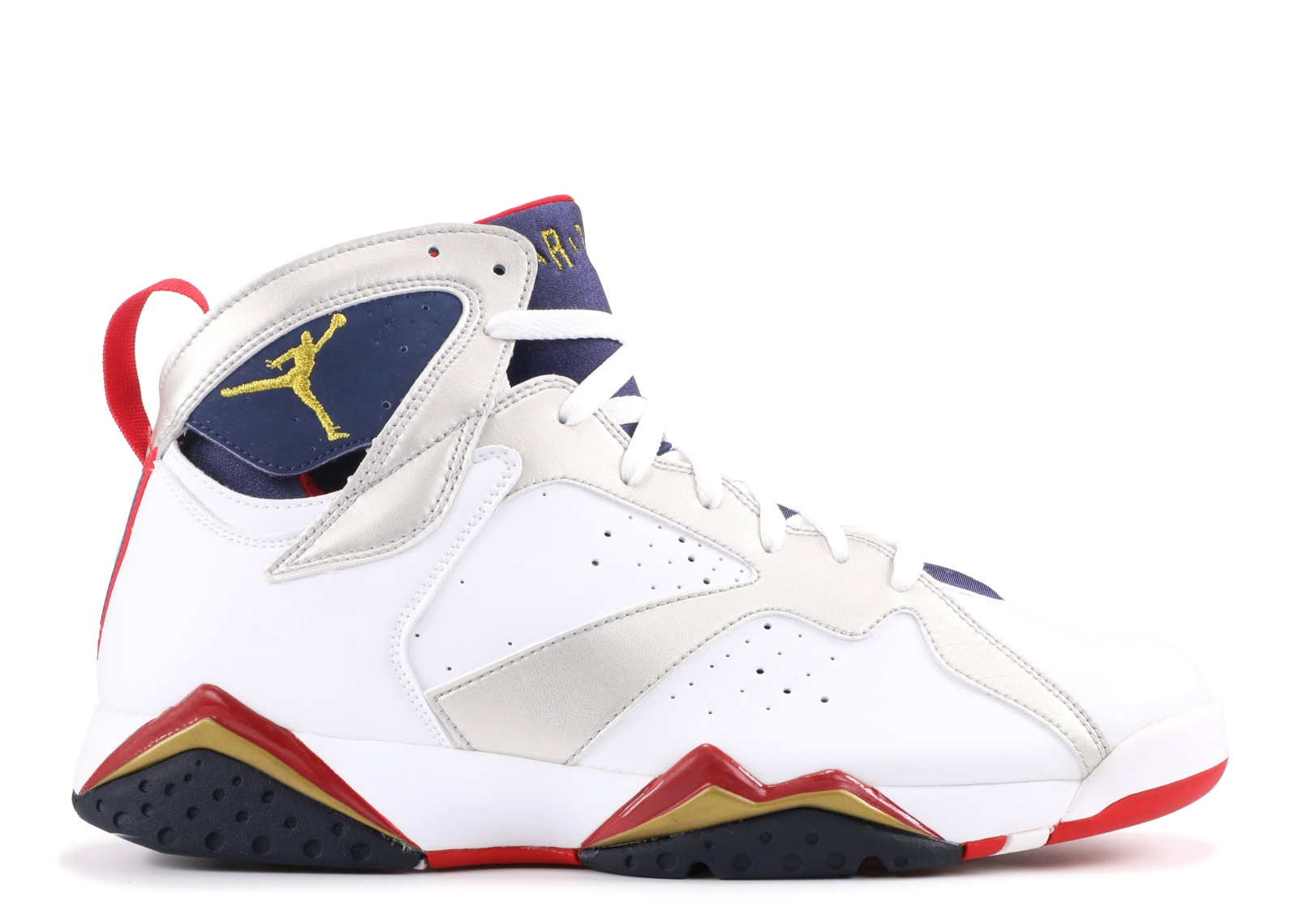 Achat / Vente Air Jordan 7 Retro Olympic Blanc Marine ...