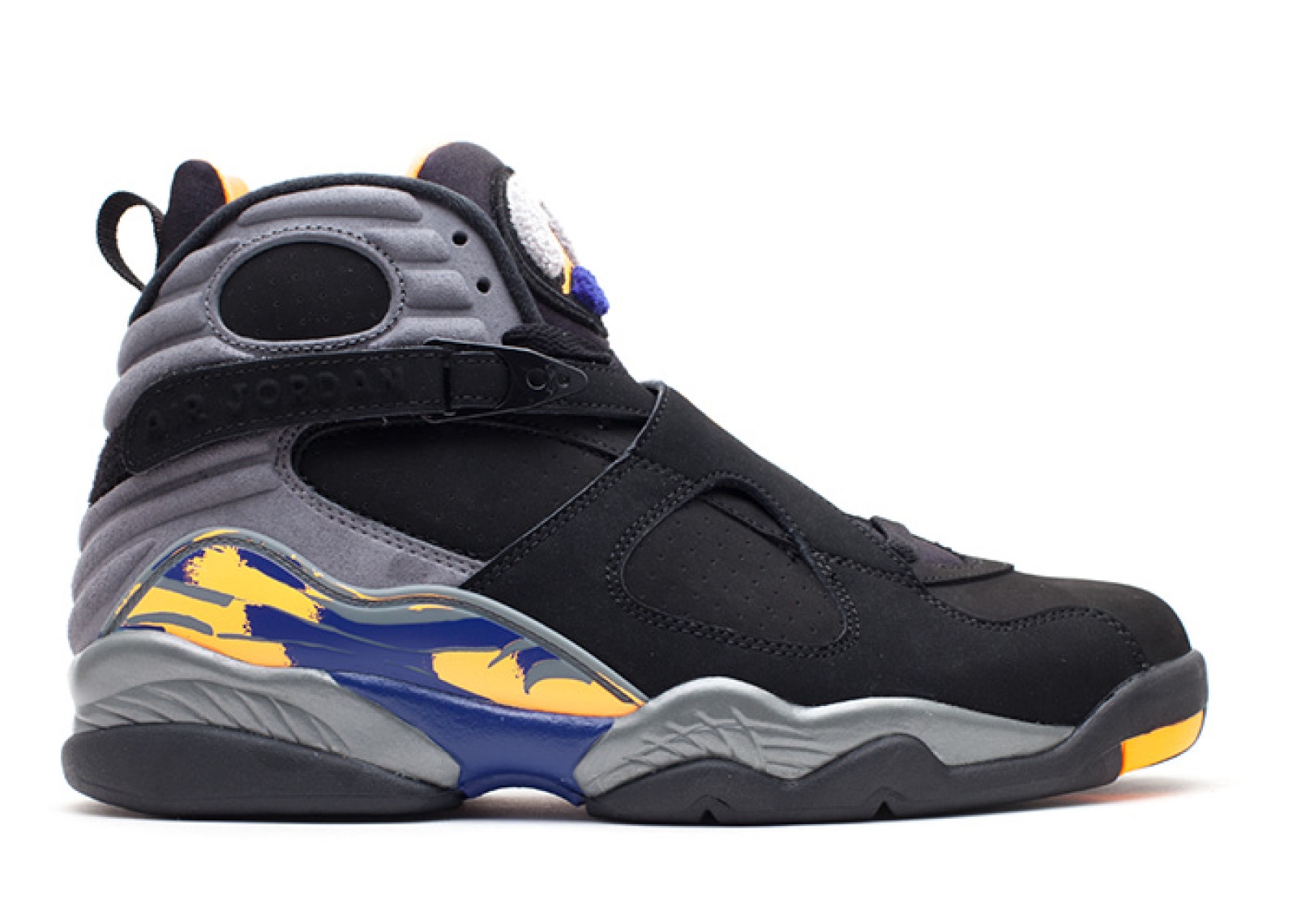 Achat / Vente Air Jordan 8 Retro Phoenix Suns Gris Noir (305381-043 ...