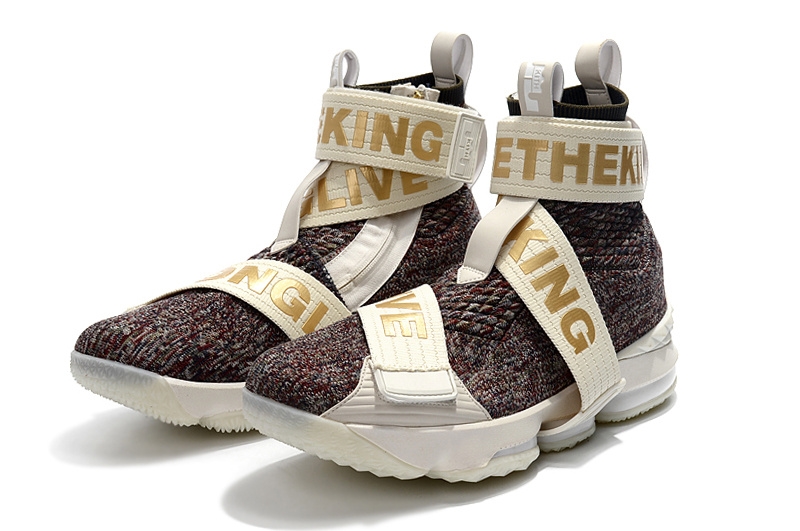 lebron 15 multicolor white