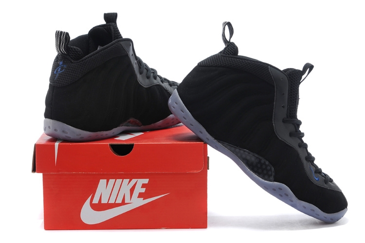 Nike Air Foamposite One Noir Gris Bleu