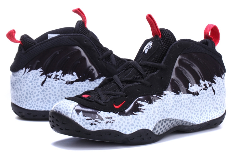 Nike Air Foamposite One Safari Blanc Noir