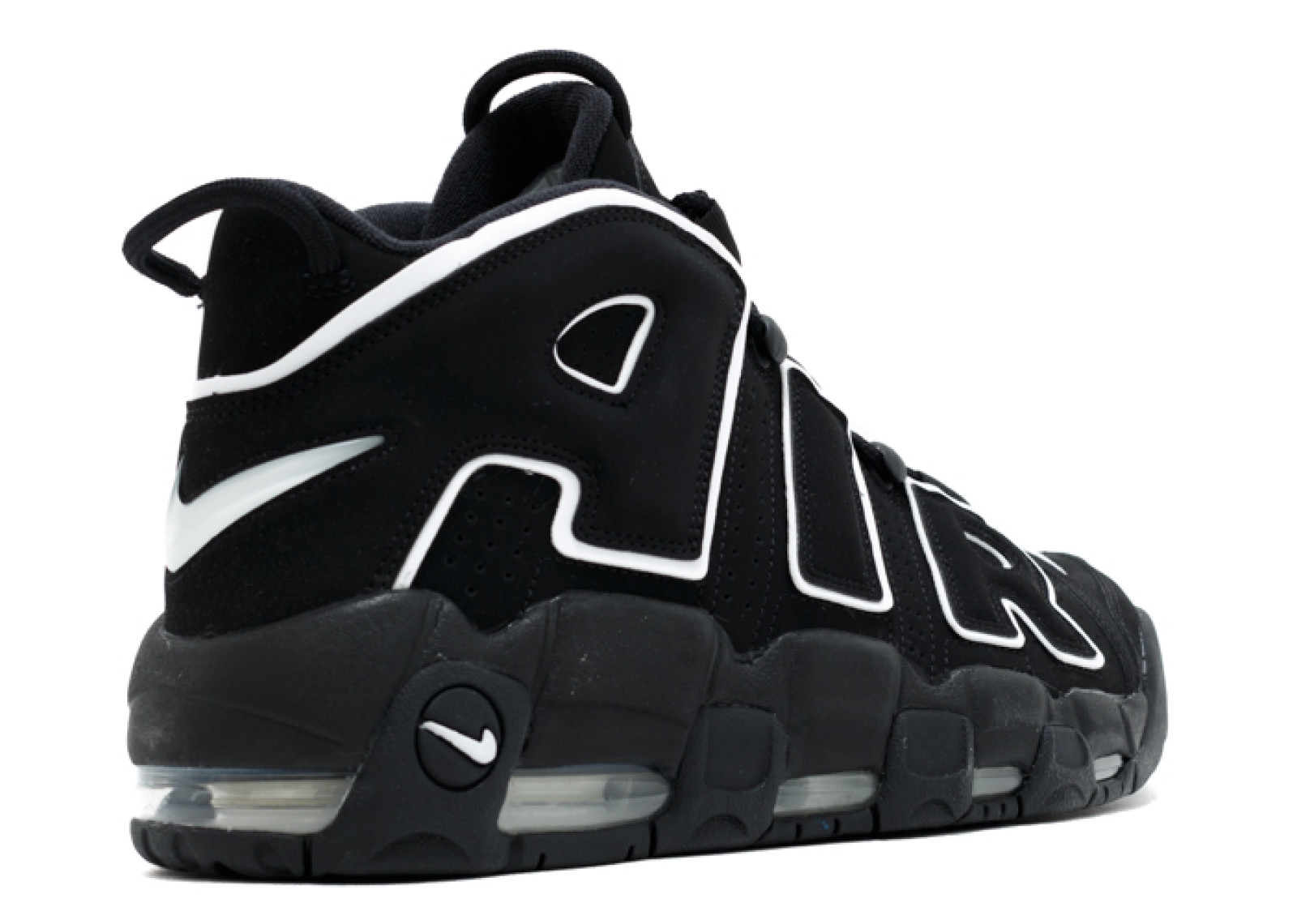 nike air uptempo all black