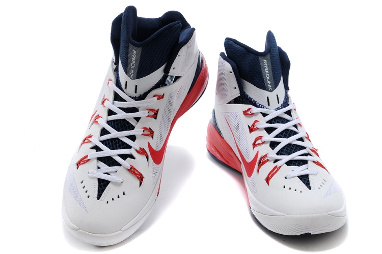 Nike Hyperdunk 2014 Blanc Marine Rouge