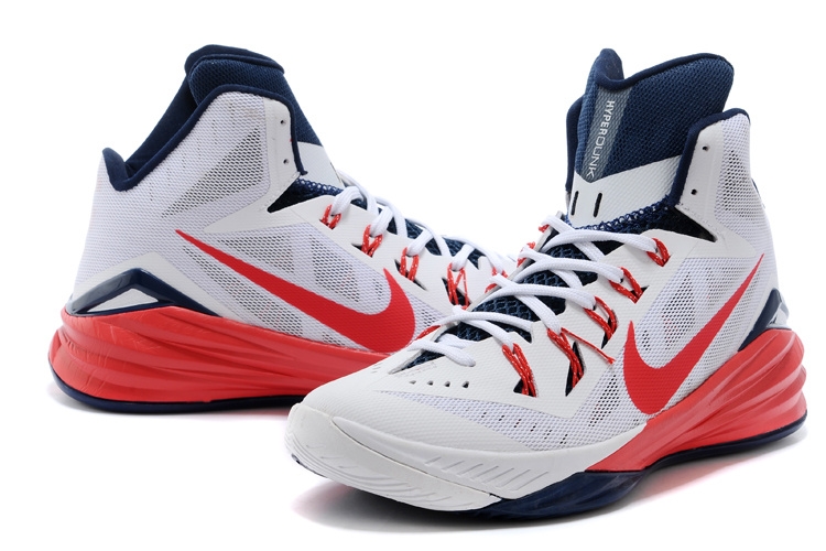 Nike Hyperdunk 2014 Blanc Marine Rouge