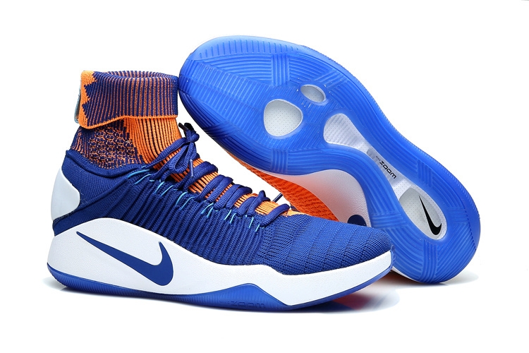 Nike Hyperdunk 2016 Flyknit Bleu Orange