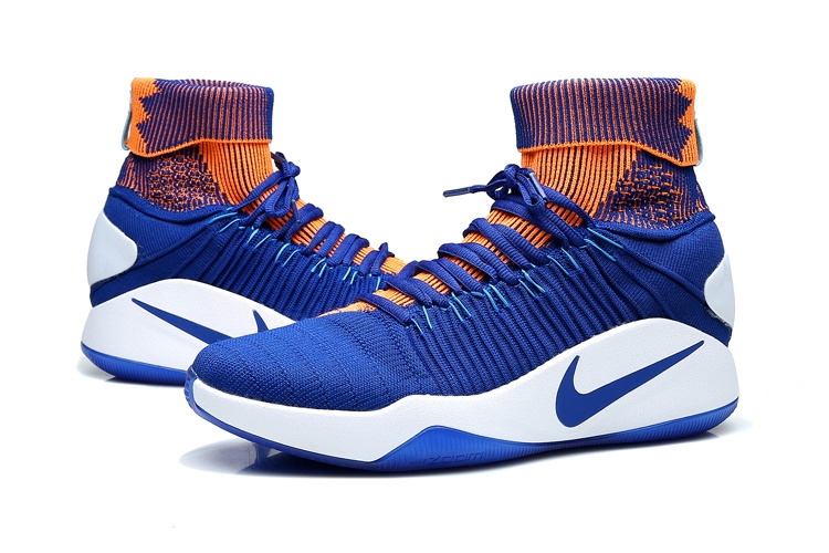 Nike Hyperdunk 2016 Flyknit Bleu Orange