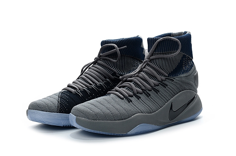 Nike Hyperdunk 2016 Flyknit Gris