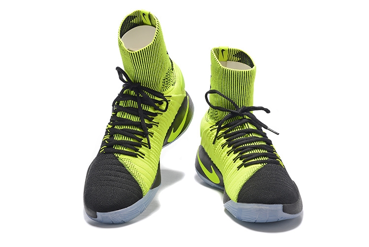 Nike Hyperdunk 2016 Flyknit Noir Volt