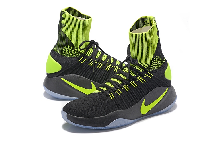 Nike Hyperdunk 2016 Flyknit Noir Volt