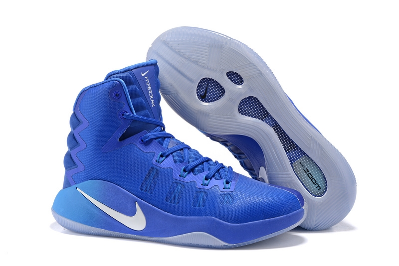 Nike Hyperdunk 2016 High Bleu Blanc