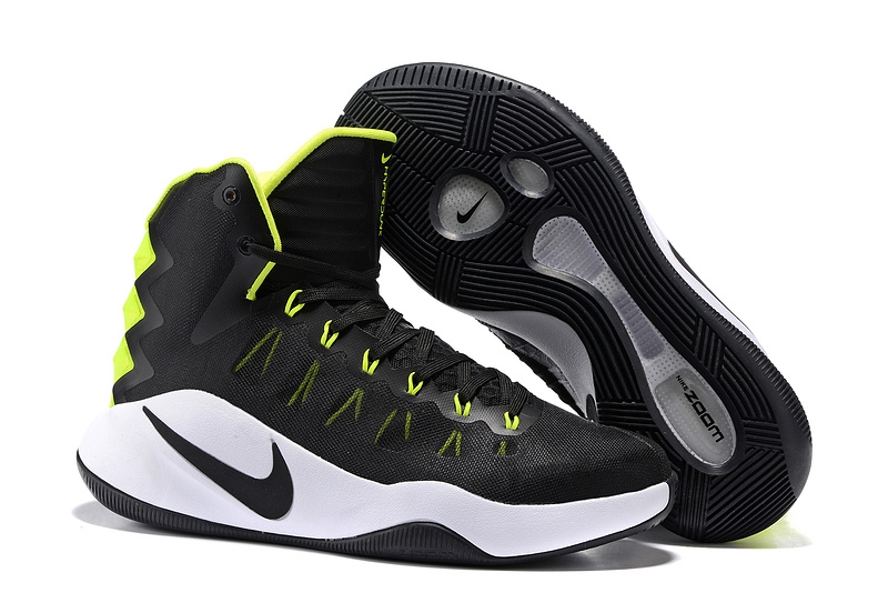 Nike Hyperdunk 2016 High Noir Volt Blanc