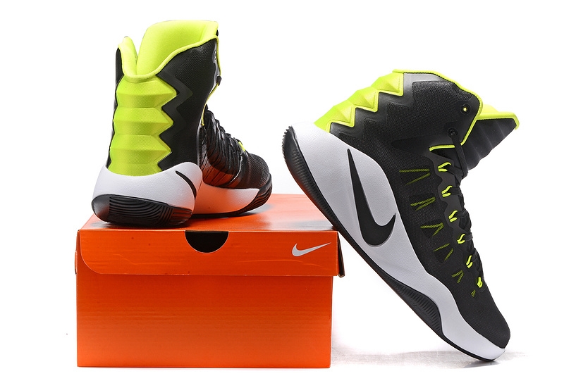 Nike Hyperdunk 2016 High Noir Volt Blanc