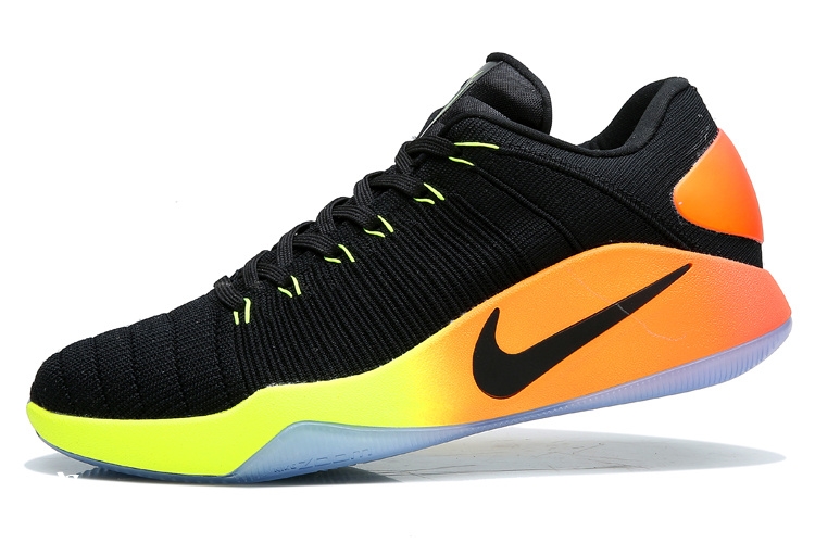 Nike Hyperdunk 2016 Low Flyknit Noir Volt Orange