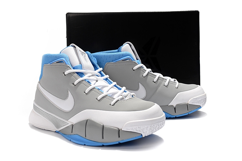 Nike Kobe 1 Protro Gris Bleu Blanc