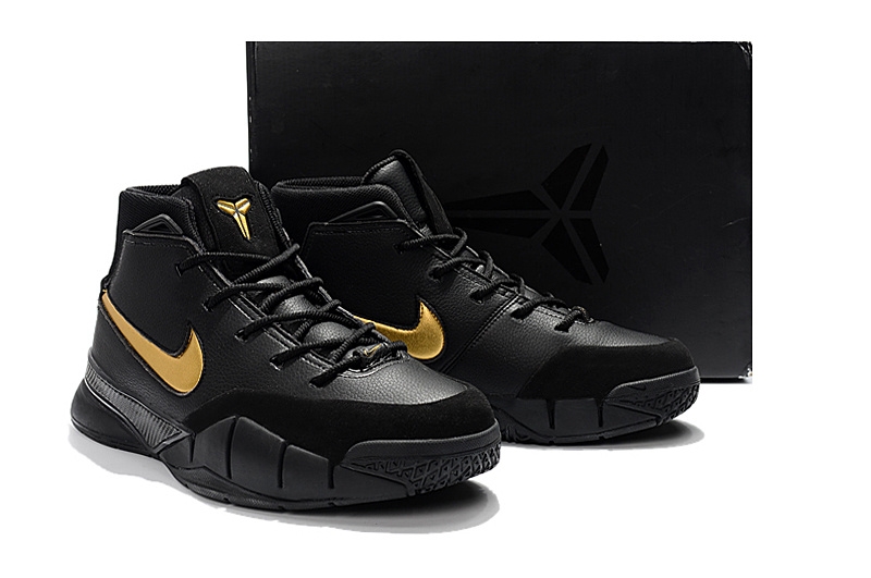 Nike Kobe 1 Protro Noir Métallique Or