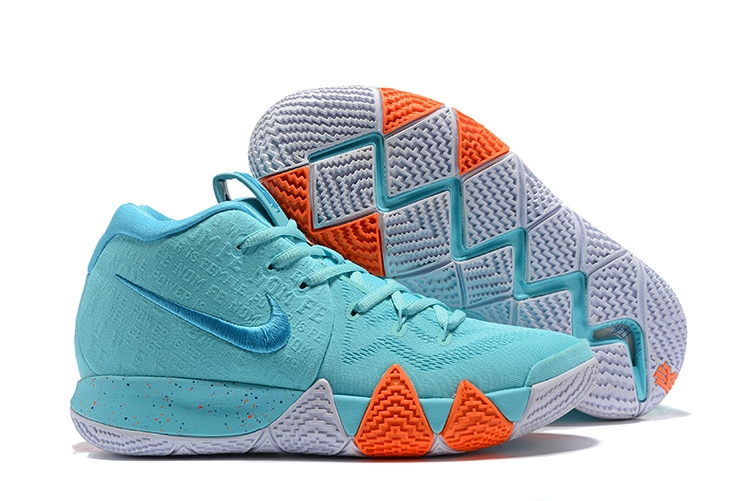 kyrie irving shoes blue and orange