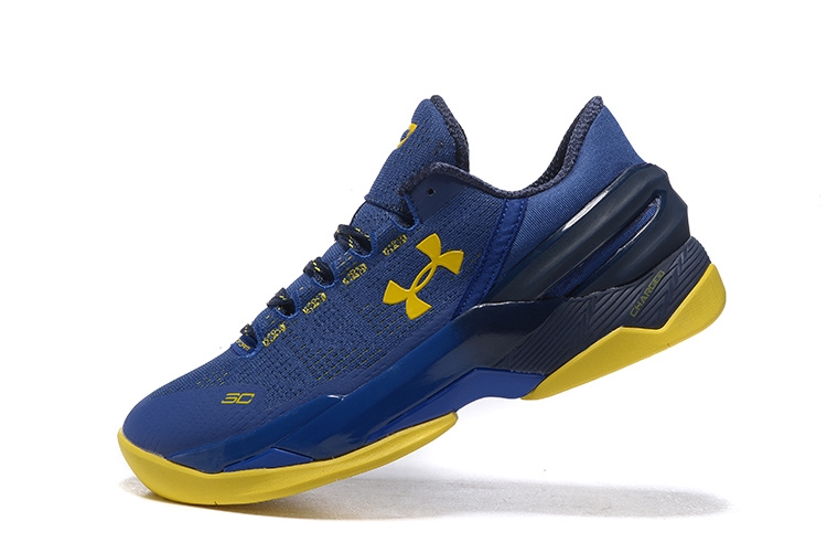 curry 2 blue and yellow