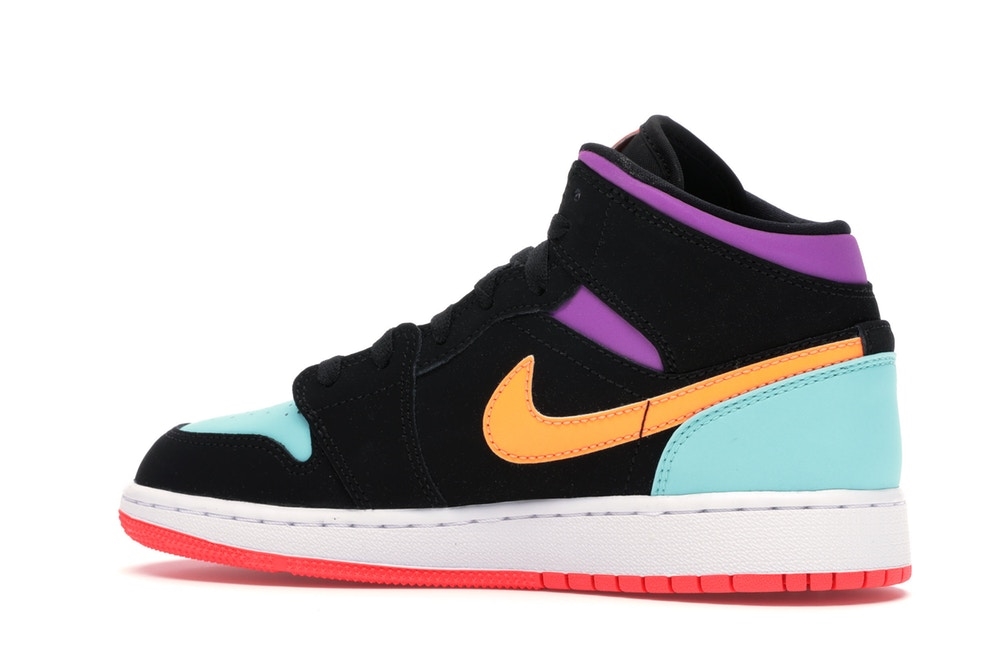 jordan 1 mid multicolor gs