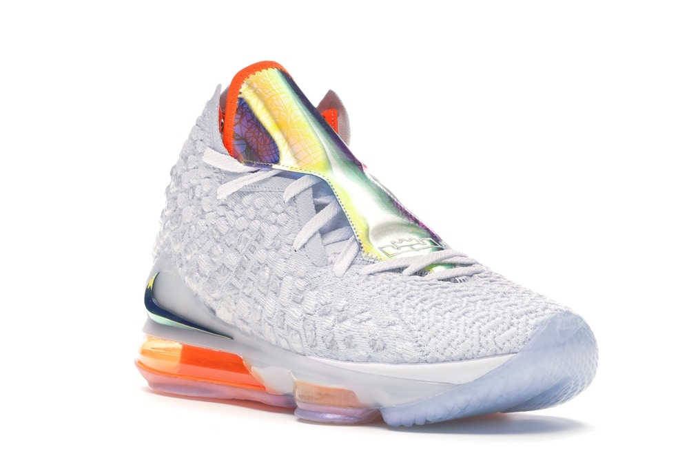 lebron 17 orange and white