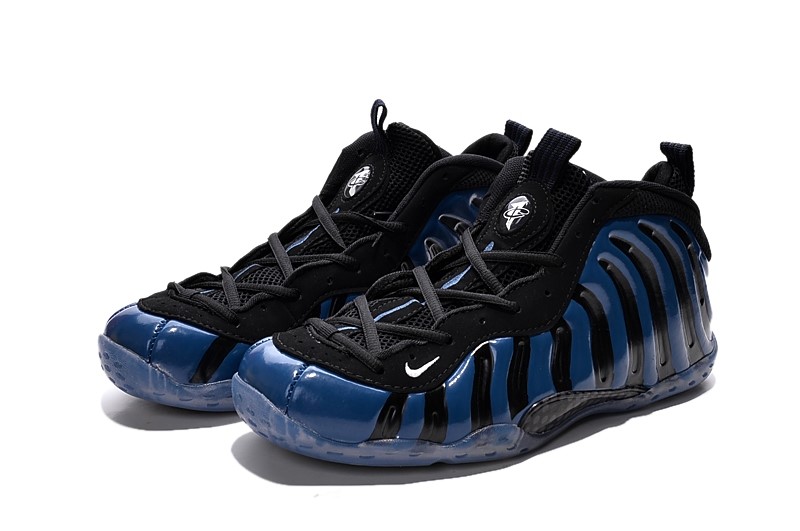 Nike Air Foamposite Noir Foncé Bleu