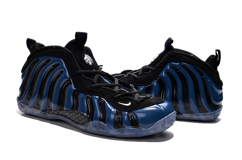 Nike Air Foamposite Noir Foncé Bleu